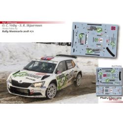 Ole Christian Veiby - Skoda Fabia R5 - Rally Montecarlo 2018