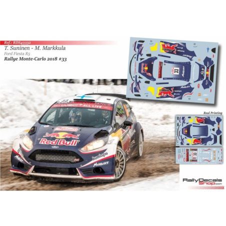 Teemu Suninen - Ford Fiesta R5 - Rally Montecarlo 2018