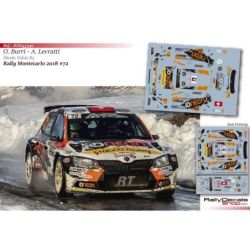 Olivier Burri - Skoda Fabia R5 - Rally Montecarlo 2018