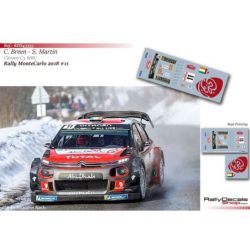 Craig Breen - Citroen C3 WRC - Rally Montecarlo 2018