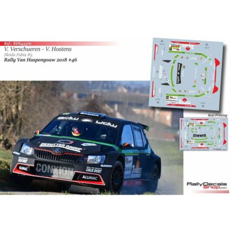 Vincent Verschueren - Skoda Fabia R5 - Rally Haspengouw 2018