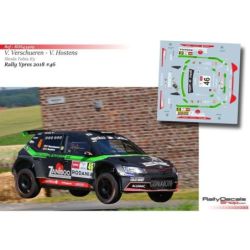 Vincent Verschueren - Skoda Fabia R5 - Rally Ypres 2018