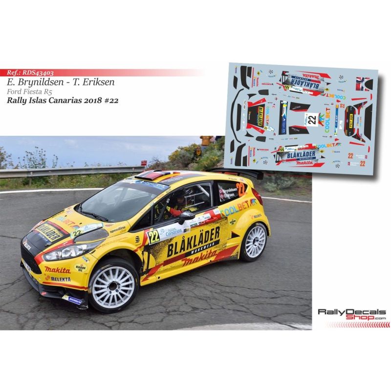 Eyvind Brynildsen - Ford Fiesta R5 - Rally Islas Canarias 2018