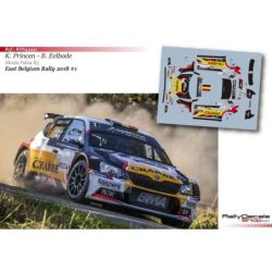 Kris Princen - Skoda Fabia R5 - East Rally Belgium 2018
