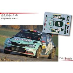 Ghislain de Mevius - Skoda Fabia R5 - Rally Condroz 2018