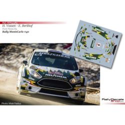 Henk Vossen - Ford Fiesta R5 - Rally Montecarlo 2019