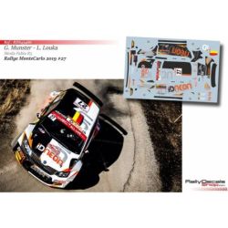 Gregoire Münster - Skoda Fabia R5 - Rally Montecarlo 2019