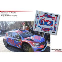 Jean Michel Raoux - Skoda Fabia R5 - Rally MonteCarlo 2019