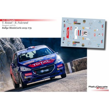 Yohan Rossel - Peugeot 208 R2 - Rally MonteCarlo 2019