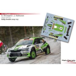 Kalle Rovanpera - Skoda Fabia R5 - Rally Sweden 2019