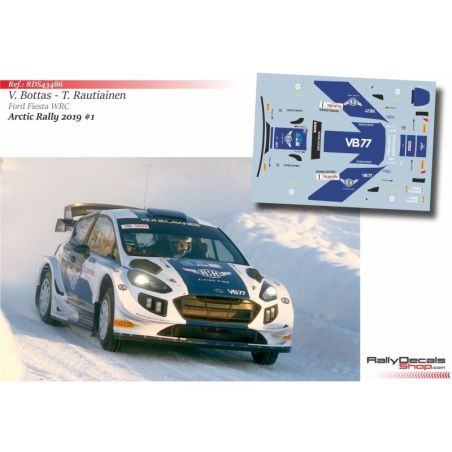 Valtteri Bottas - Ford Fiesta WRC - Artic Rally 2019