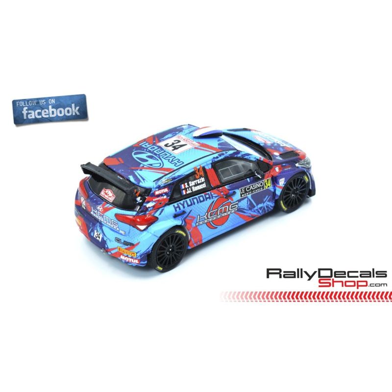 Hyundai i20 R5 - Stephane Sarrazin - Rally MonteCarlo 2019