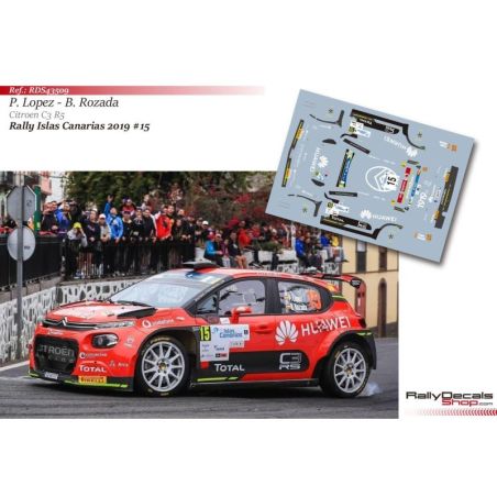 Pepe Lopez - Citroen C3 R5 - Rally Islas Canarias 2019