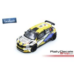 Skoda Fabia R5 - Davide Caffoni - Rally MonteCarlo 2019