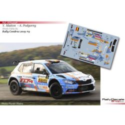 Yves Matton - Skoda Fabia R5 - Rally Condroz 2019