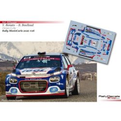 Yoann Bonato - Citroen C3 R5 - Rally MonteCarlo 2020