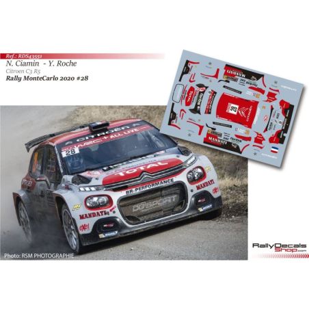 Nicolas Ciamin - Citroen C3 R5 - Rally MonteCarlo 2020