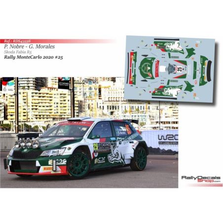 Paulo Nobre - Skoda Fabia R5 - Rally MonteCarlo 2020