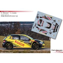 Gregoire Munster - Skoda Fabia R5 - Rally MonteCarlo 2020
