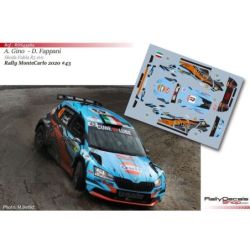 Alessandro Gino - Skoda Fabia R5 Evo - Rally MonteCarlo 2020