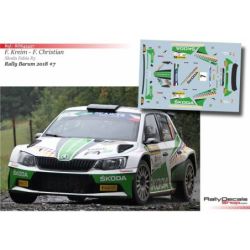 Fabian Kreim - Skoda Fabia R5 - Rally Barum 2018
