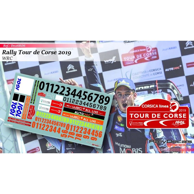 Números Tour de Corse 2019