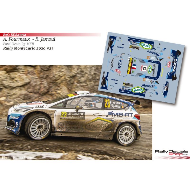 Adrien Fourmaux - Ford Fiesta R5 MKII - Rally MonteCarlo 2020