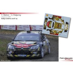 Yves Matton - Citroen C4 WRC - Rally Condroz 2016