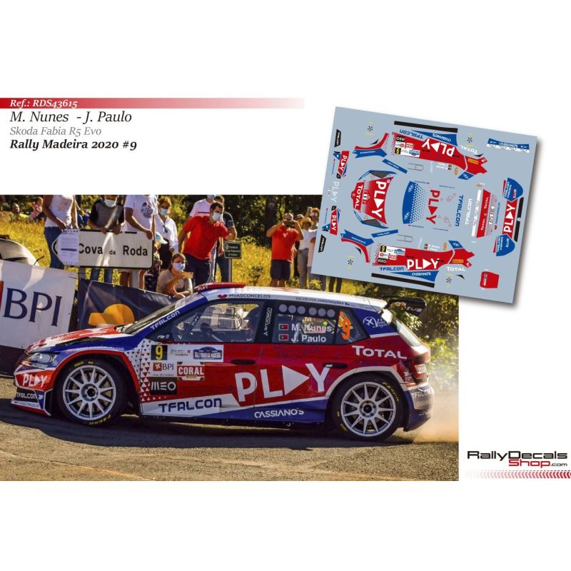 Miguel Nunes - Skoda Fabia R5 Evo - Rally Madeira 2020