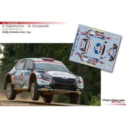 Kajetan Kajetanowicz - Skoda Fabia R5 Evo - Rally Estonia 2020