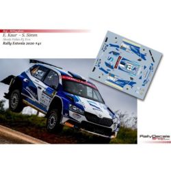 Egon Kaur - Skoda Fabia R5 Evo - Rally Estonia 2020