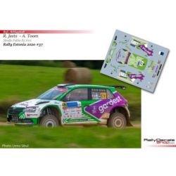 Raul Jeets - Skoda Fabia R5 Evo - Rally Estonia 2020