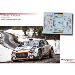 Yoann Bonato - Citroen C3 R5 - Rally Monte Carlo 2021