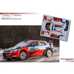 Oliver Solberg - Hyundai i20 R5 - Rally Monte Carlo 2021