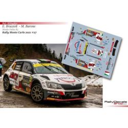 Enrico Brazzoli - Skoda Fabia R5 - Rally Monte Carlo 2021