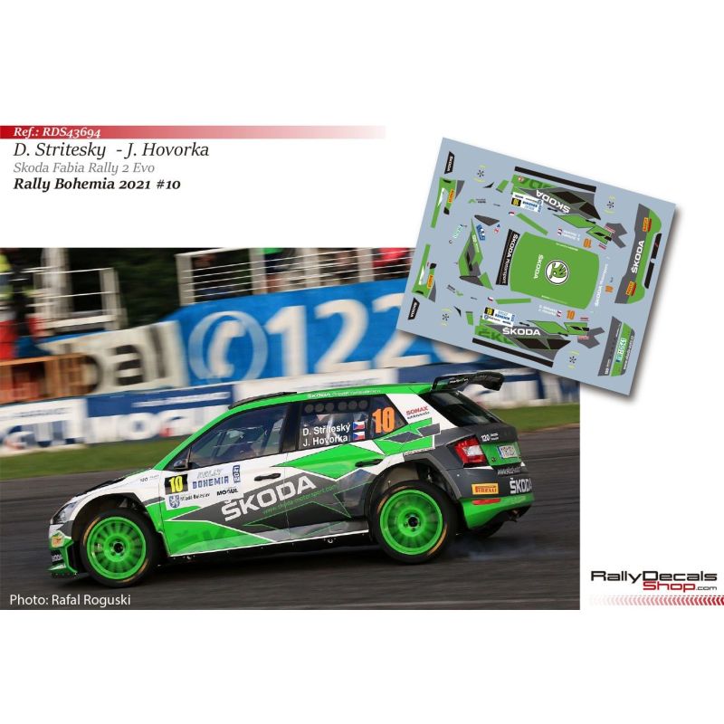 Dominik Stritesky - Skoda Fabia Rally 2 Evo - Rally Bohemia 2021