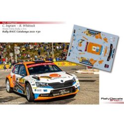 Chris Ingram - Skoda Fabia Rally 2 Evo - Rally RACC Catalunya 2021