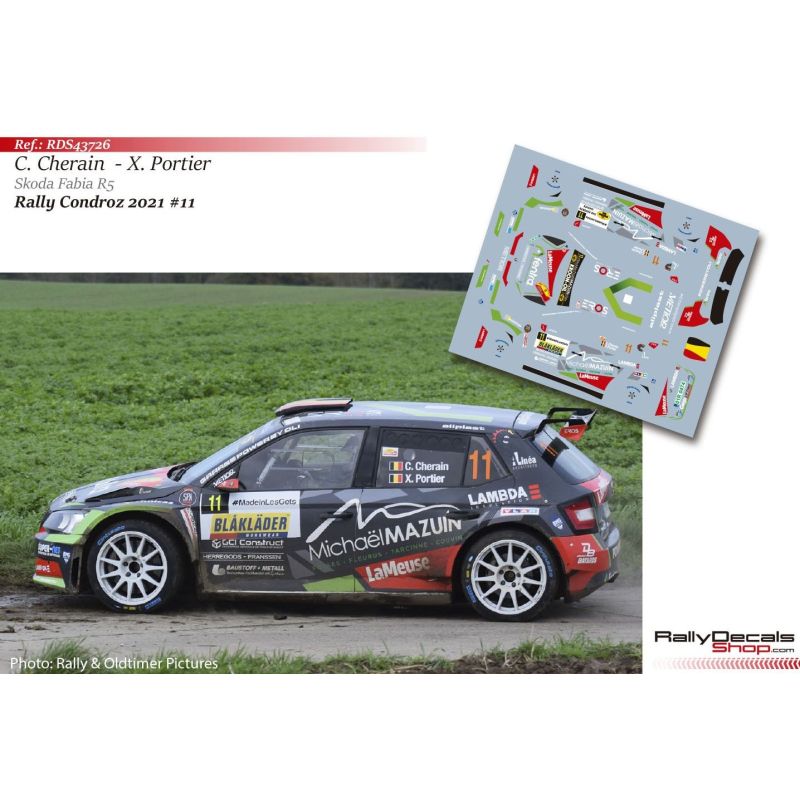 Cédric Cherain - Skoda Fabia Rally 2 Evo - Rally Condroz 2021