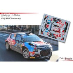 Stephane Lefebvre - Citroen C3 Rally 2 - Rally MonteCarlo 2022