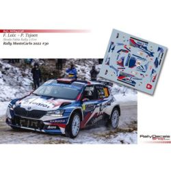 Freddy Loix - Skoda Fabia Rally 2 Evo - Rally MonteCarlo 2022