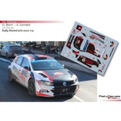 Olivier Burri - VW Polo R5 - Rally MonteCarlo 2022