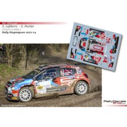 Stéphane Lefebvre - Citroen C3 Rally 2 - Rally Haspengouw 2022