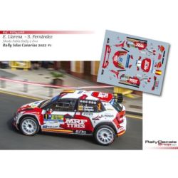 Efrén LLarena - Skoda Fabia Rally 2 - Rally Islas Canarias 2022