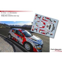 Fernando Cruz - Peugeot 208 Rally 4 - Rally Islas Canarias 2022