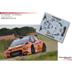 Davy Vanneste - Citroen C3 Rally 2 - Rally Ypres 2022