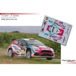 Bernd Casier - Ford Fiesta MKII Rally 2 - Rally Ypres 2022