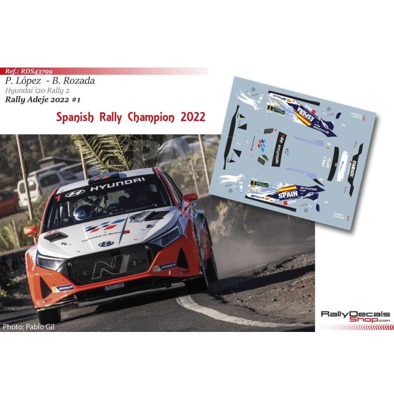 Pepe López - Hyundai i20 Rally 2 - Rally Villa de Adeje 2022
