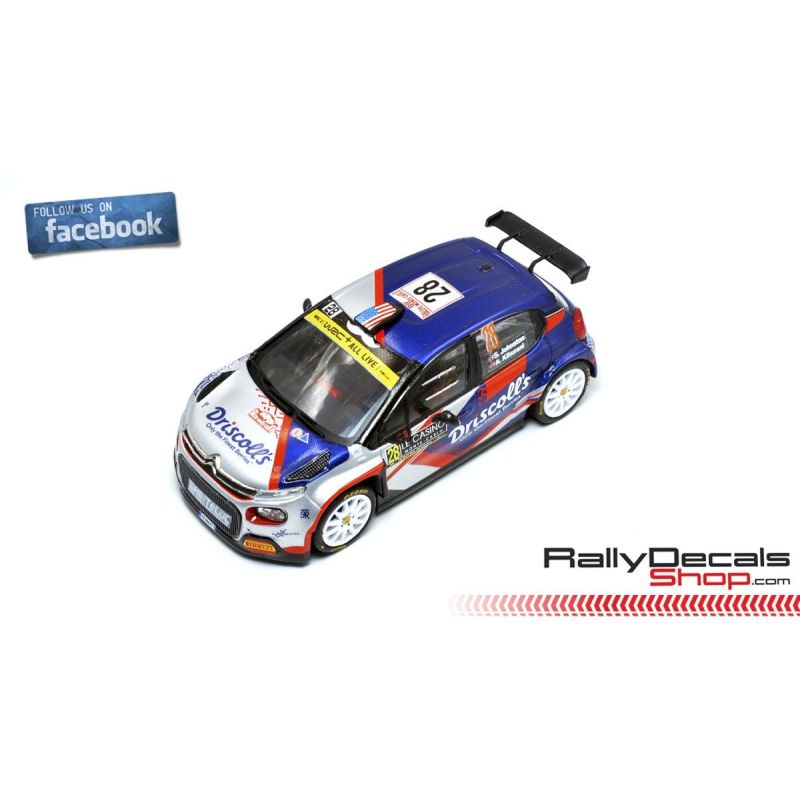 Citroen C3 R5 - Sean Johnston - Rally MonteCarlo 2021
