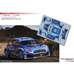 Grégoire Munster - Ford Fiesta Rally2 MKII - Rally MonteCarlo 2023