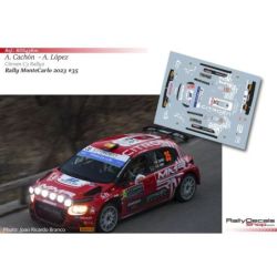 Alejandro Cachón - Citroen C3 Rally2 - Rally MonteCarlo 2023